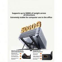 UGREEN Ultra-Thin Foldable Laptop Cooling Stand, 8-Level Height Adjustment, Ergonomic Design | Universal For Tablets And Phones, 5-Point Anti-Slip Stability, Portable And Lightweight, Compatible With Apple, Huawei, Lenovo - View 4