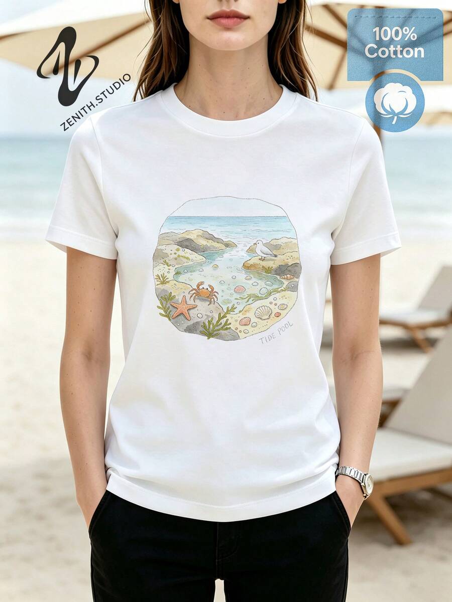 Women T-Shirts - White - View 1