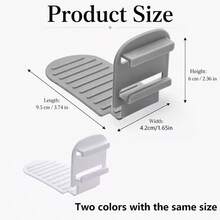 8pcs Invisible Bed Sheet Fasteners, 4 Grey And 4 White Adjustable Plastic Bed Sheet Clips, Keep Bed Tidy And Flat, No Drilling Required, Anti-Wrinkle And Anti-Slip Design, Suitable For Home, Dorm, Hotel, RV And More - Multicolor - View 12