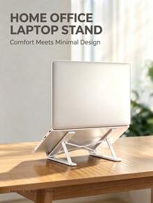 Adjustable Height Laptop Stand Desktop Riser Portable Foldable Lightweight Durable Tablet Holder - Multicolor - View 2