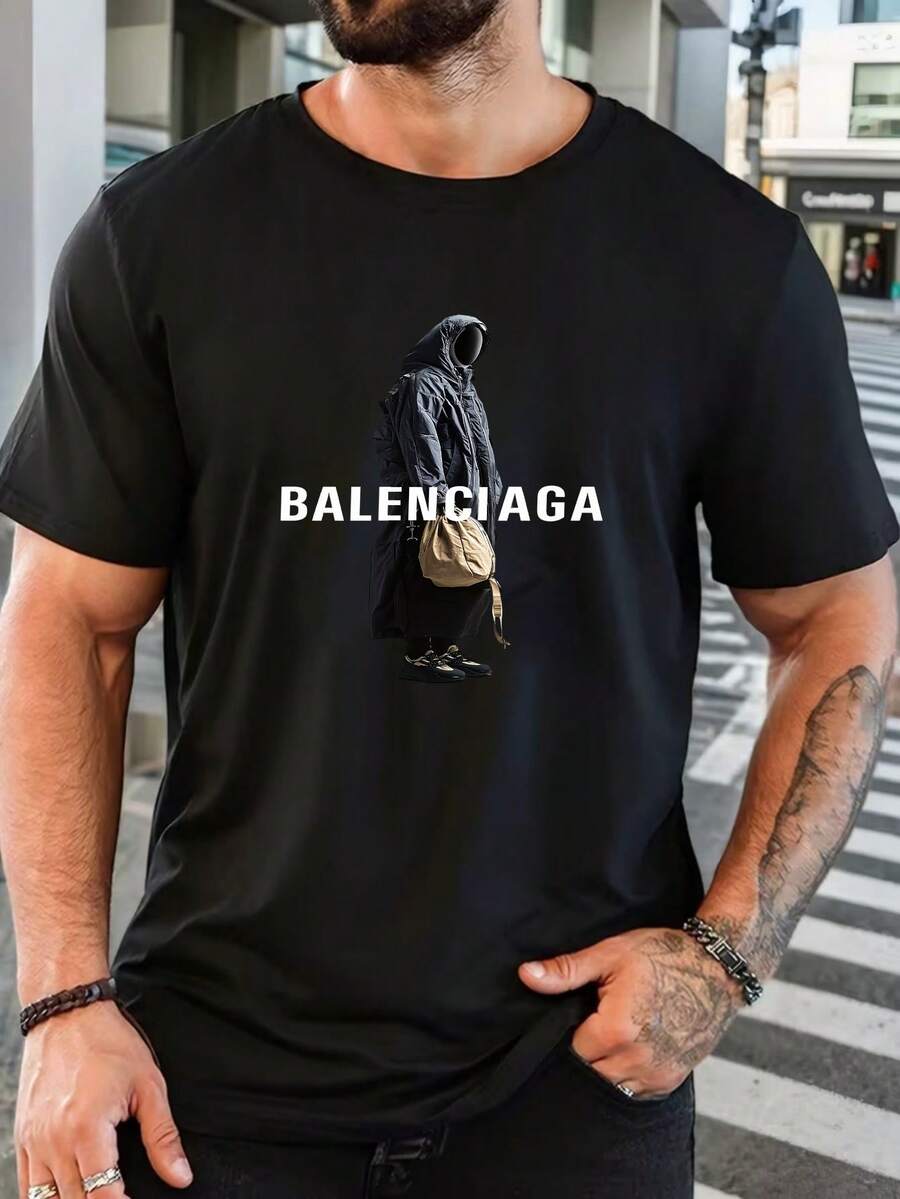 Men T-Shirts - Black - View 1