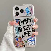 (Order And Follow The Store To Get A Free Lanyard) Brand New Corning DIY Phone Case, Corning/Travel Edition/Includes Lanyard. Compatible With IPhone 17/16/15 Pro Max/15 Plus/15 Pro/15/14 Pro Max/14 Plus/14 Pro/14/13 Pro Max/13 Pro/13 Plus - Silver/Free Rope - View 1