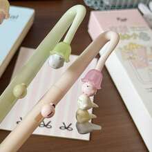 Back To School Cute Rotating Bird Pendant Gel Pen Set, Japanese Cartoon Decorative Retractable Gel Pens, Student Writing Stationery Supplies - Shy Little Bird - View 4