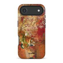 VESPOP Y2K Double Layer Anti-Drop Phone Case, Glossy Design, Vibrant Colors, Compatible With IPhone 17/16/15/14/13 Pro Max, Compatible With Galaxy S26/S25/S24 Ultra, Compatible With Pixel 10/9/8 Pro, Vintage Chinese Tiger Pattern - Mixed Color 6 - View 5