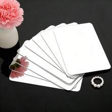 1/10pcs Shatterproof Acrylic Mirror Stickers, Self-Adhesive Backing, Frameless Round Corner Square Mirror, Supports DIY Crafting And Home Decor, Wall Mountable, Polished Finish; Suitable For Classroom, Office Scenes - Multicolor - View 10