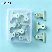 1 kotak (8 buah) Klip Berwarna Kepala Bulat Warna Macaron, Digunakan untuk Menjepit Kertas Ujian, Dokumen Penting, Buku Panduan - klip logam 22mm - View 12