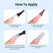 Beetles  15ML 3-In-1 Clear Sculpting Gel, No Wipe 3D Nail Art & Rhinestone Glue For Gems, Diamonds & Jewelry, UV LED Lamp Required For DIY Home Salon Manicure - 15ML 3-in-1 Clear Sculpting Gel - View 7