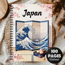 1pc Japanese Style Collage Pattern Spiral Notebook - Vibrant Design, Perfect For Planning And Journaling, Ideal Gift For Friends, Daily Planner, Classroom Notes, Office Memo, Portable Writing Notebook, Suitable For Professionals, Students And Office Use - Perfect Gift Choice, Artistic Cover Design, Study Formula Recording, Subject Learning Record Book - One Book (50 Pages, 100 Pages) - View 16