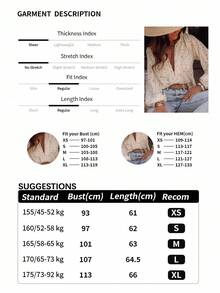 EARO Autumn New Women's Shirt, Floral Print V-Neck Design, Casual Loose Long Sleeve Blouse Spring Vacation - Apricot - View 8