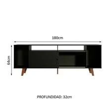 MADESA Television Stands & Entertainment Centers - Black - View 3