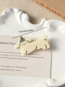 4pcs Cute Penguin & Puppy Hair Clips, Animal Pattern Bangs Clips, Creative Alligator Hair Clips, Y2K Sweet Girl Side Clips, Versatile Luxury Hair Clips, Suitable For Various Hairstyles - Multicolor - View 2