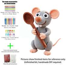 1pc Crochet Kit (Materials Only. Simple Hand Crocheting Needed)Beginner-Friendly DIY Kit With Step-By-Step Guides & English Manual.Lovely Design For Home Decoration, Ideal Creative Gift For Birthdays & Festivals. - DIY Crochet Kit - View 3