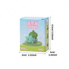 Miniso Pokémon Lawn‑Scene Series Figure Blind Box, Sleeping‑Pose Themed Figurines, Assorted 7‑Styles With Grass Base, Solid PVC, Fine Paint & Sculpting, Desktop Decor, Anime Fan Collectible Gift (1 PC Random Delivery) - Multicolor - View 11