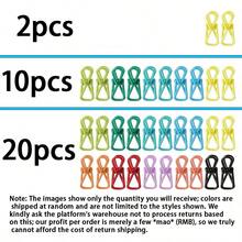 10pcs Multi-Function Snack Clips - PVC Coated Steel Clips, Suitable For Sealing Food Packaging, Potato Chip Bags And Fixing Clothes, Documents Etc. (Random Color) - Color: Random - View 11