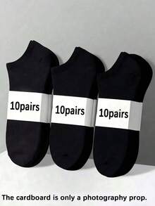 20 Pasang Kaos Kaki Pendek Wanita Ringan dan Bernapas, Gaya Dasar untuk Musim Panas, Nyaman Sepanjang Hari - MultiWarna - View 4
