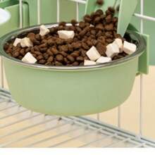 Hanging Automatic Pet Feeder And Water Dispenser For Cats, Small Dogs, Rabbits, Cage-Mounted Feeding Bowl - 500ml - View 11