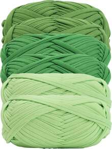 6pcs/600g Multi-Color Premium T-Shirt Yarn - High Elasticity Rope-Like Yarn, Soft Elastic Polyester Yarn, Suitable For Vibrant Crochet Projects, Ideal Choice For Home Decor DIY Crafts, Multi-Color Yarn | Polyester Yarn | Knitting Accessories - Multiple Styles - View 17