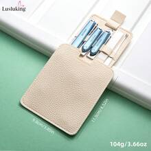 LUSLUKING 5-Piece Manicure Set With Leather Case, Professional Nail Clippers And Nail File, Stainless Steel Nail Care Kit For Men And Women, Portable Manicure Pedicure Tools For Home, Travel & Salon - Multicolor - View 7