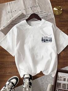 Women T-Shirts - 白色 - 查看 2