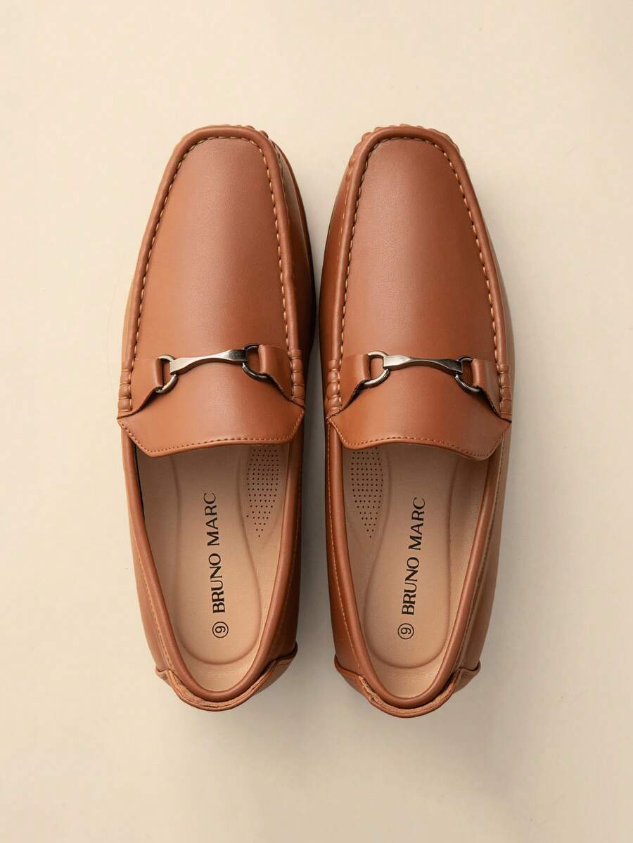 Men's Driving Loafers Slip On Casual Comfortable Dress Leather Shoes For Men Mens Dress Loafers