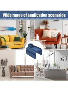1pc Multifunctional Silicone Sofa Armrest Tray With Cup Holder, Can Hold Remote Control, Phone And Other Items, Non-Slip And Soft, Suitable For Living Room, Bedroom And Office - Multicolor - View 3