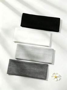 Women's Bohemian Style Non-Slip Headband, Suitable For Yoga, Running, Fitness And Face Washing, Perfect Hair Accessory, Matches Various Outfits, Suitable For Outdoor Sports, Street Photography, Commuting, Campus, Back To School Season, Autumn, Deep Winter, Summer Travel, Beach Vacation, Fashionable Women's Hair Accessory - Multicolor - View 10