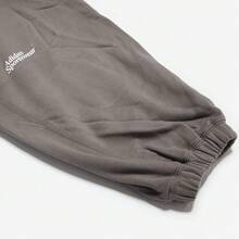 Adidas Spring/Autumn Knit Sports Women's Long Pants, Comfortable Casual Joggers IM8853 - Brown-gray - View 4