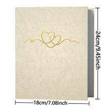 1pc 6-Inch 200-Sheet Photo Album, New Foil Pattern Insert-Style Family Photo Collection, Large Capacity Photo Storage Book, Family And Student Photos, Winter Christmas Valentine's Day New Year Gift - 1PC - View 3