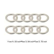10‑Piece Oil Drain Plug Sealing Gaskets, 94109‑14000 Replacement Crush Washers Compatible With Honda Vehicles - A - View 2