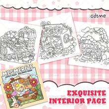 Whimsical Themed Coloring Book: Bold-Easy Patterns Coloring Book For Adults And Children, Cozy Tiny Wonderland & Charming Floral Tiny Character Coloring Pages, Holiday Present For School Supplies, Halloween, Christmas And Various Party Gatherings - Whimsical - View 3