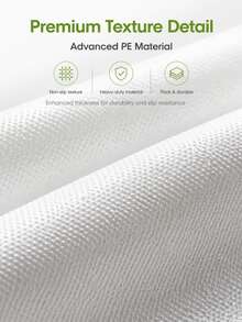 1/3/5Pcs Disposable Solid Color PEVA Tablecloth, Minimalist Style, 84inch Round Tablecloth, Suitable For Birthday Party, Wedding, Holiday Reception, Christmas Table Decoration, White - View 4