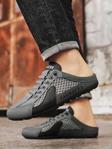 Men Athletic & Outdoor Sandals & Slides - Grey - View 8