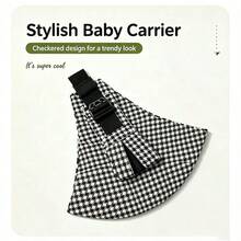 Adjustable Baby Carrier With Buckle, Upgraded Toddler Carrier, Ergonomic Design, Comfortable Baby Wrap, Easy To Carry For Travel, Suitable For 10-45 Lbs, Leopard Print - Multicolor - View 7