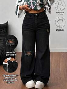 Women Jeans - Deep Black - View 1