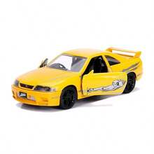 Jada Toys Fast & Furious Leon's Nis-San Skyline GT-R BNR33 Die-Cast Vehicle 1:32 Scale, Opening Function JDM Racing Model Car Replica, Official Licensed Movie Collectible For Skyline Fans, Auto Collectors And Display Enthusiasts - Multicolor - View 3