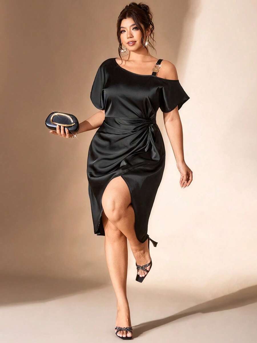 Women Plus Wedding Other Wear - Black - View 1