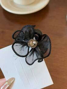 2pcs/1pc Elegant Exquisite Bow Hair Clip, Versatile Sweet Fashion Bangs Hair Clip Hair Accessory, Suitable For Daily Use, Party Gathering, Halloween, Christmas Gift - Multicolor - View 5