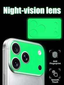 Mr. War Gorilla 4pcs[Colorful Glow-In-The-Dark Lens Stickers]Cool Laser Effect Lens Protector, Automatically Glows At Night, Randomly Find Your Phone In The Dark, Made Of Soft Material, No Hand Injury, No Scratch Residue. Compatible With IPhone 18pro/18promax/17promax/17pro And Other Models. - Colorful - View 6