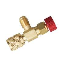 Refrigerant Charging Hose With Flow Control Valve, 1/4‑Inch To 5/16‑Inch Adapter For R410A Air Conditioning System - A - View 4