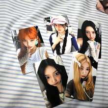 5pcs Wen Ximin Album "NOT CUTE" Photo Cards, High-Quality Double-Sided Glossy LOMO Cards, Iroha & Yua Fan Collection Edition - Multicolor - View 2