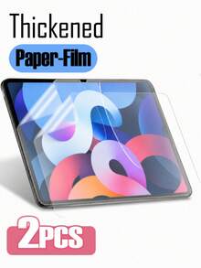 2pcs Thick Paper-Like Screen Protector Compatible With IPad, Enhanced Writing Friction And Anti-Glare, High Sensitivity And Anti-Smudge, Compatible With IPad 11th/10th Gen (A16 2025/2022), Pro 13/11 (2024 M4), Air 13/11, Mini 7/6, 10/9/8/7, Suitable For High-Intensity Drawing, Long-Term Note-Taking And Office Use - White - View 10