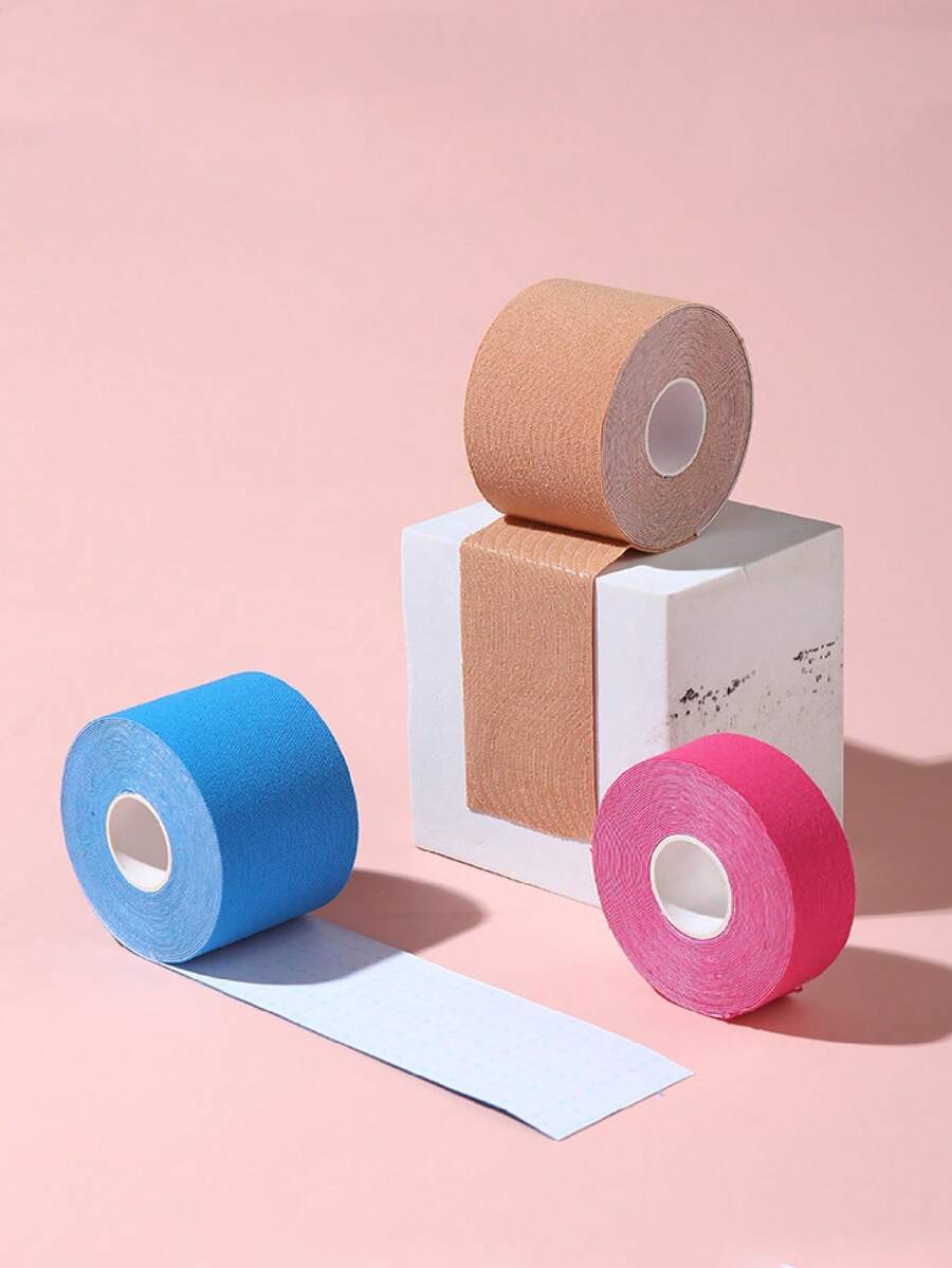 1 Roll Modern Style Self-Adhesive Elastic Sports Tape Knee Bandage Suitable For Fitness Enthusiasts - A - View 1