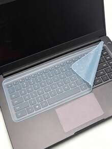 Ultra-Thin Keyboard Protector And Keyboard Cleaning Brush, Effectively Protects Keyboard, Suitable For 15 To 17.0 Inch Laptops. Transparent, Purple, Yellow, Pink And Blue Multiple Colors Available, Washable And Reusable - Multicolor - View 8