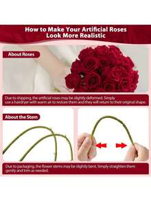 MEHELANY 9/5/1pc Burgundy Rose Artificial Bridal Bouquet, Realistic Velvet Artificial Flowers, Floral Decoration Fake Roses, Autumn Thanksgiving Gift, Wedding Home Party Birthday Graduation Anniversary Artificial Roses - Burgundy - View 10