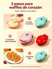 Waffle Makers - Red - View 3