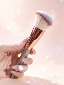 1pc Angled Multi-Function Makeup Brush, Blush Brush, Powder Brush, Contour Brush, Portable Makeup Tool For Beginners - Multicolor - View 9