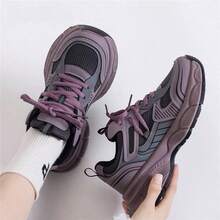 Women Wedge Sneakers - Violet Purple - View 2