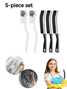 8/5/3pcs Gap Cleaning Brush Set, Kitchen And Bathroom Cleaning Tool Kit, Suitable For Stove, Range Hood And Dirt Removal. Perfect For Cleaning Bathroom Gaps, Sink Gaps, Window Tracks, Tiles And Faucets And Other Small Spaces. - Multicolor - View 14