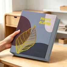 1 Photo Album For 4*6inch Photos, Large Capacity, Full Landscape Insert Design, 6 Inch 200 Photos, Suitable For Storing Daily Life, Travel, Family And Friends Photos - 1PC - View 7