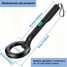 High-Precision Portable Handheld Metal Detector For Coins, Silver, And Jewelry - Black - View 3